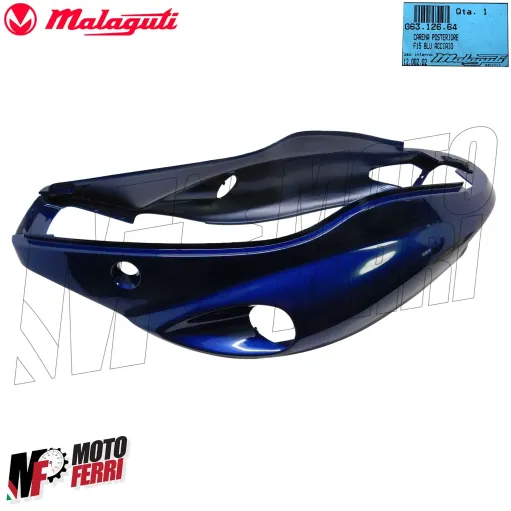MF3057 Carena Posteriore Codone Blu Acciaio Malaguti F15 50 2T da 1996 a 1999
