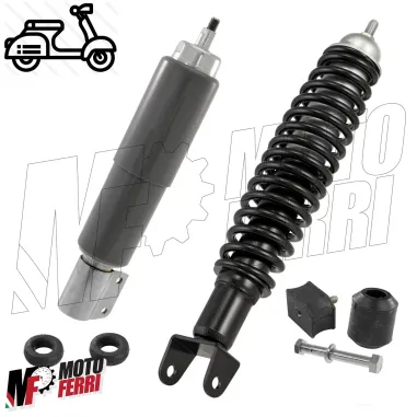 MF0104 Ammortizzatore Anteriore Posteriore + Tampone Gommini per Vespa PX 125 150 200 PE Arcobaleno