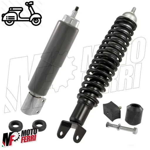 MF0104 Ammortizzatore Anteriore Posteriore + Tampone Gommini per Vespa PX 125 150 200 PE Arcobaleno