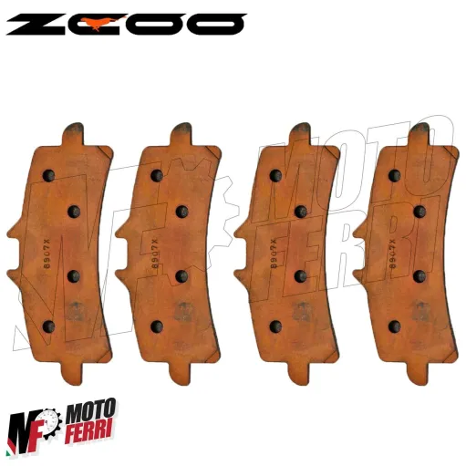 MF2070 Pastiglie Freno Anteriore Zcoo Racing Brembo M4 34 Monoblocco Radiale