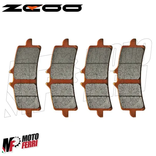 MF2070 Pastiglie Freno Anteriore Zcoo Racing Brembo M4 34 Monoblocco Radiale