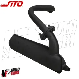 Marmitta Sito 0237 Cuffia Alta Siluro Nera Vespa 50 Special 125 ET3 Primavera 2