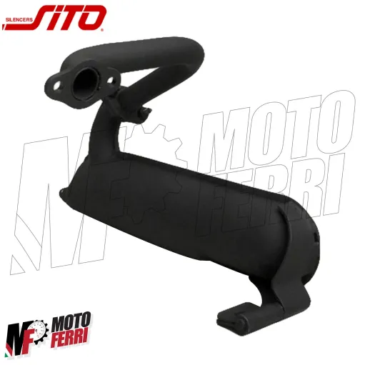 Marmitta Sito Siluro Nera Vespa 50 Special R L N 125 ET3 Primavera Motore a 130