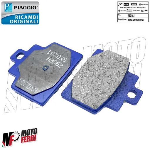 MF3079 Pastiglie Freno Posteriori Originali Piaggio per Vespa GTS 125 200 250 300 Super HPE