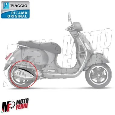 MF3080 Griglia Protezione Paracalore Marmitta Vespa GTS 125 250 300 Super Sport