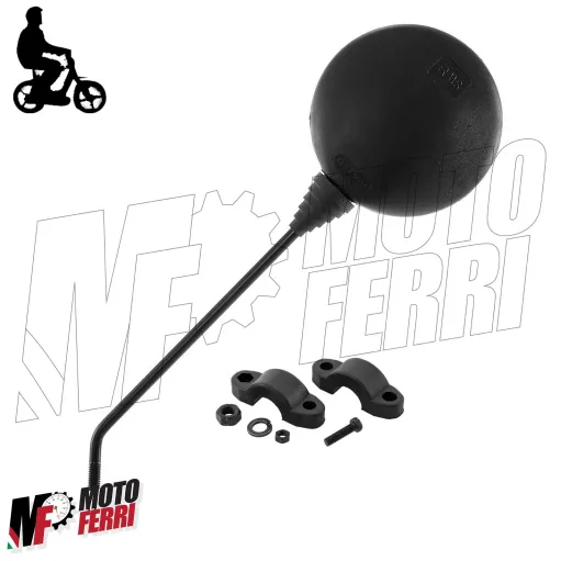 Specchio Specchietto Retrovisore da Manubrio a Fascetta Piaggio SI Ciao Bravo