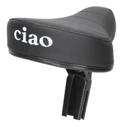 MF3098 Sella sellino Nero con Scritta Logo Ciao Piaggio Attacco Rettangolare