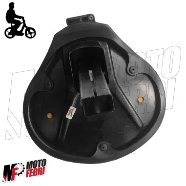 MF3099 Sella sellino Nero con Scritta Logo Grillo Piaggio + Gancio Portaborse