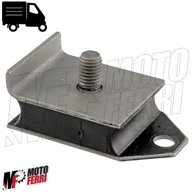 Supporto Elastico Motore con Perno da 10 mm per Piaggio Ape 50 Tutti Modelli