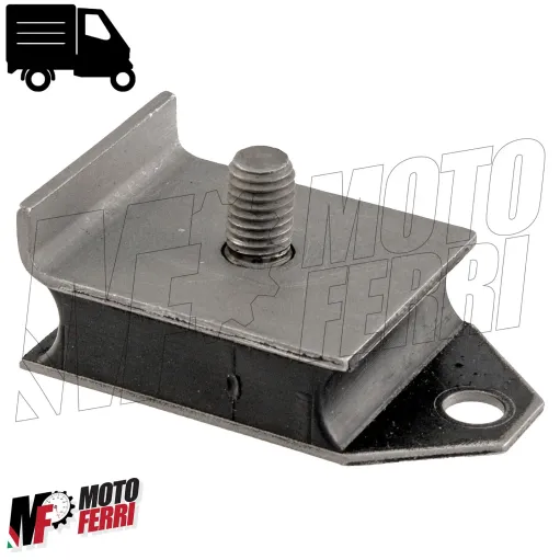 Supporto Elastico Motore con Perno da 10 mm per Piaggio Ape 50 Tutti Modelli