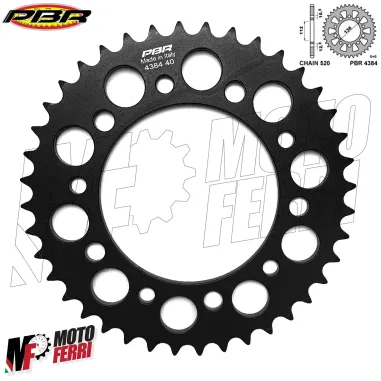 MF3106 Corona PBR 40 Denti Passo 520 Honda X-ADV 750 dal 2017 al 2025
