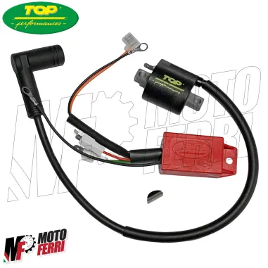 MF3112 Centralina e Bobina Top Rossa Anticipo Variabile Piaggio NRG Runner ZIP ET2