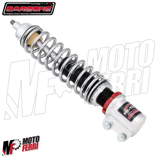 Ammortizzatore Anteriore Posteriore Carbone HiTech Cromato Vespa PX 125 150 200