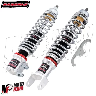 Ammortizzatore Anteriore Posteriore Carbone HiTech Cromato Vespa PX 125 150 200