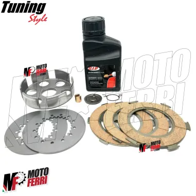MF1558 Kit Revisione Frizione Dischi Campana Rallino Olio per Vespa PX 125 150