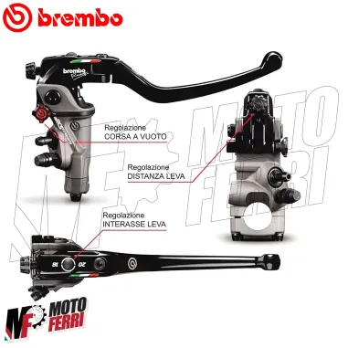 MF3122 Pompa Freno Radiale Brembo 19RCS Corsa Corta 19X18-20 Brake Radial