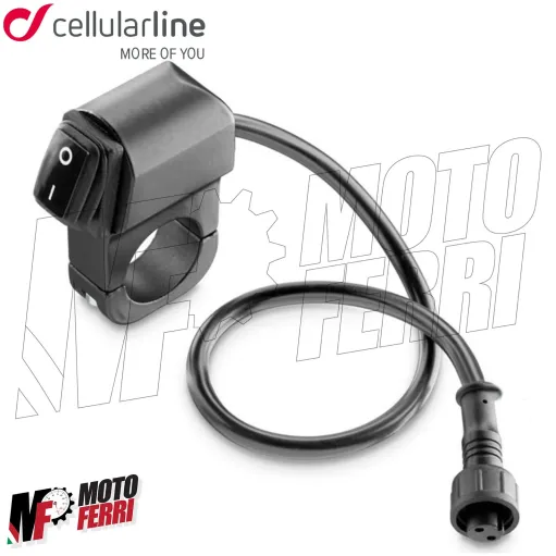 MF3124 Kit Fari Supplementari Cellularline Led Faretti Fendinebbia Universali Moto Enduro
