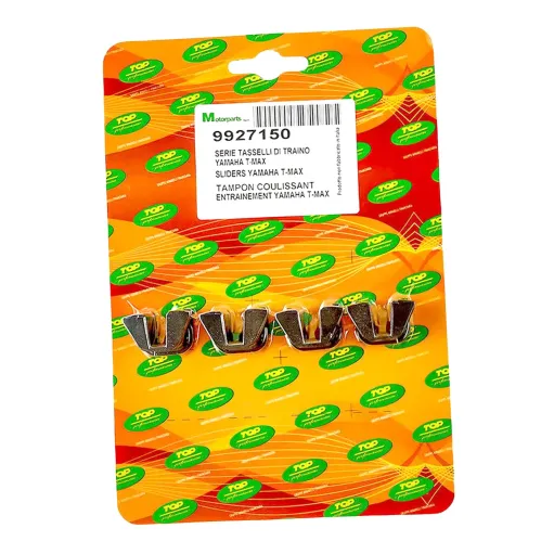 MF3125 Kit 4 Cursori Piattello Variatore TOP per Yamaha 500 TMAX 2004 - 2011