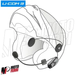 Interfono Cellularline UCom 3 Casco Moto Scooter Bluetooth 5.1 GPS MP3 2