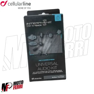 MF3127 Kit Audio Microfono Interfono Cellularline Interphone Active / Connect