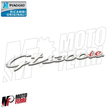 Targhetta Adesivo GTS 300 IE Originale Piaggio Vespa GTS 300 Super Sport Touring