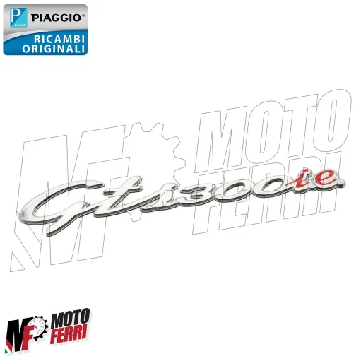Targhetta Adesivo GTS 300 IE Originale Piaggio Vespa GTS 300 Super Sport Touring
