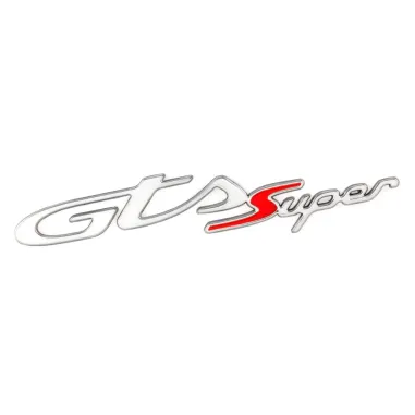 MF3130 - Targhetta Adesivo Cofano GTS SUPER Originale New Vespa GTS 125 300 HPE
