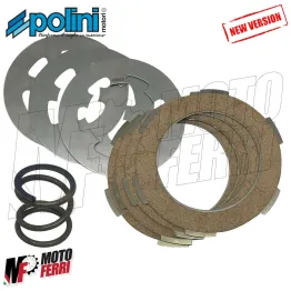 SERIE DISCHI FRIZIONE POLINI RACING MODIFICA A 4 MOLLA VESPA 125 ET3 PRIMAVERA 2