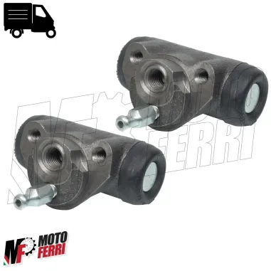 Kit Coppia Cilindretto Freno Posteriore Piaggio Ape 50 TM P FL FL2 FL3 RST MIX
