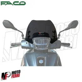 MF2554 Cupolino Spoiler Nero Fume' Faco Piaggio Medley 125 150 200 mod 2020/2025 2