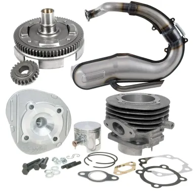 Kit Motore Cilindro Polini 102 Dm 55 + Campana + Marmitta Vespa 50 Special R L N