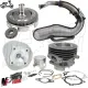Kit Motore Cilindro Polini 102 Dm 55 + Campana + Marmitta Vespa 50 Special R L N
