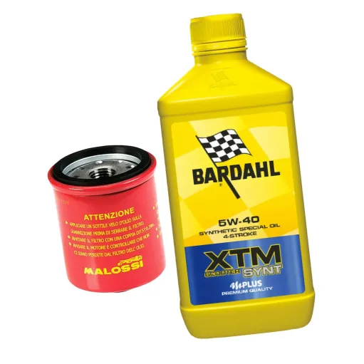 MF1859 Olio Motore Bardahl XTM 5W40 + Filtro Malossi Vespa GTS 125 250 300