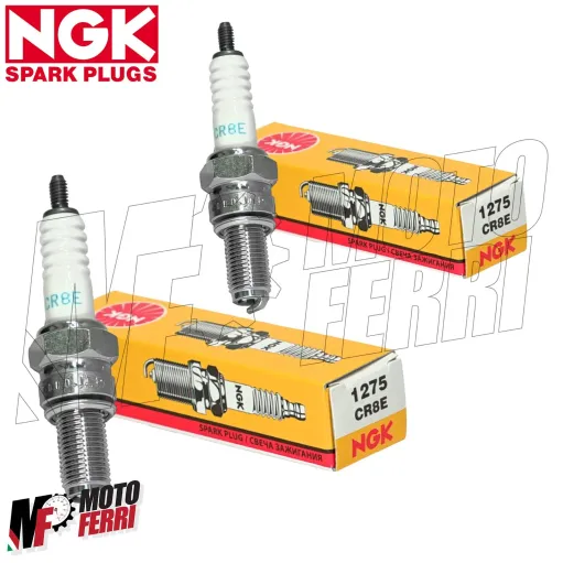 MF3148 - 2 Candele NGK CR8E per Benelli TRK 502 X Leoncino 500 / Trail 2017-2024