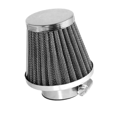 MF3150 Filtro Aria Cono TOP Diametro 42 Dritto Cromato Motore Moto Universale