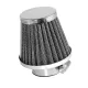 MF3150 Filtro Aria Cono TOP Diametro 42 Dritto Cromato Motore Moto Universale