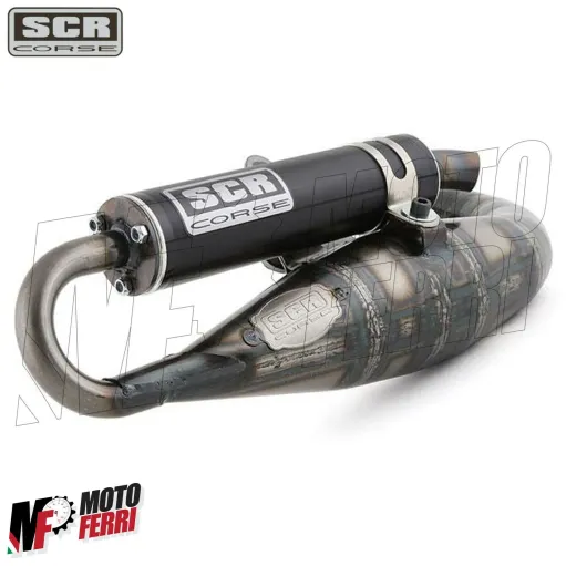 MF2345 Marmitta Scarico SCR Corse HM 70 Yamaha MBK Booster Spirit BWS 50 2T