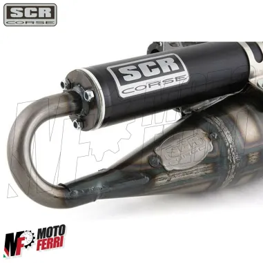 MF2345 Marmitta Scarico SCR Corse HM 70 Yamaha MBK Booster Spirit BWS 50 2T