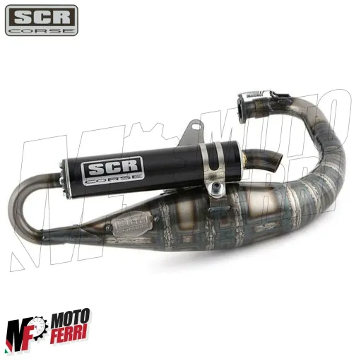 MF2345 Marmitta Scarico SCR Corse HM 70 Yamaha MBK Booster Spirit BWS 50 2T