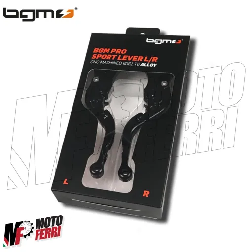 MF1288 Coppia Leve Freno Nere Sport CNC BGM Vespa GT GTS Super HPE 125 250 300