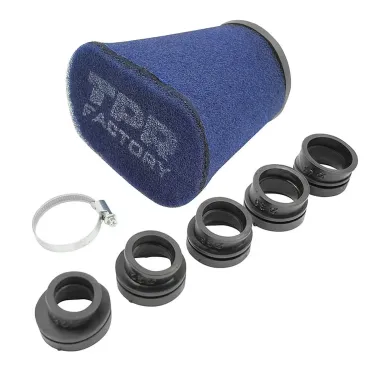 MF3152 - Filtro Aria TOP TPR Factory Spugna Blu Airbox Riduzioni 28 32 36 39 43