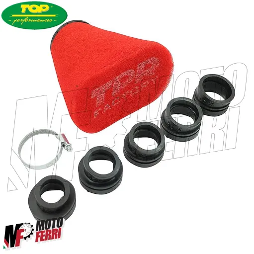 MF3154 - Filtro Aria TOP TPR Factory Red Spugna Airbox Riduzioni 28 32 36 39 43