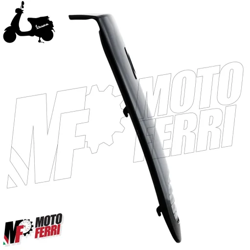 MF3162 Nasello Scudo Anteriore Nero Grezzo Vespa LX 50 125 150 2T 4T 4V 3V IE