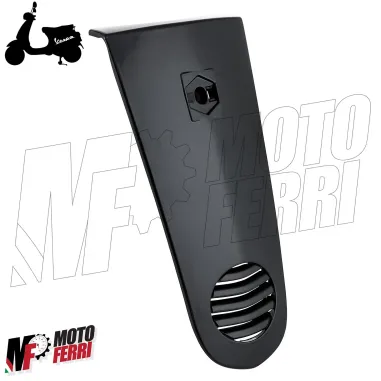 MF3162 Nasello Scudo Anteriore Nero Grezzo Vespa LX 50 125 150 2T 4T 4V 3V IE