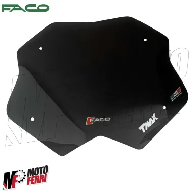 MF1910 Cupolino Parabrezza Faco Fume Basso Yamaha TMax 530 dal 2012 al 2016