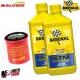 MF1860 Olio Bardahl 5W40 Filtro Malossi Motore Vespa GTS 125 250 300 4T - 2 Lt