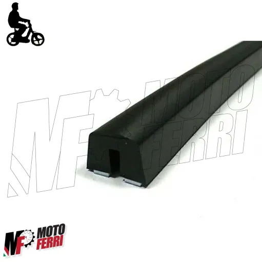MF1916 Profilo Serbatoio Centrale Nero in Gomma Adesivo 37 cm Piaggio Ciao