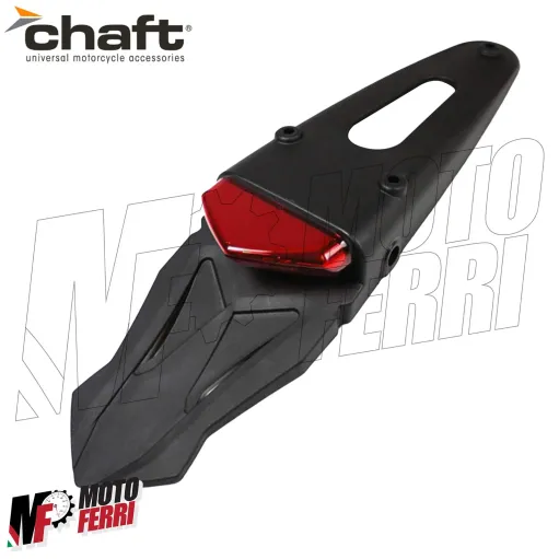 MF3173 - Portatarga Enduro Fanale Stop Posteriore Led Motard Cross Universale