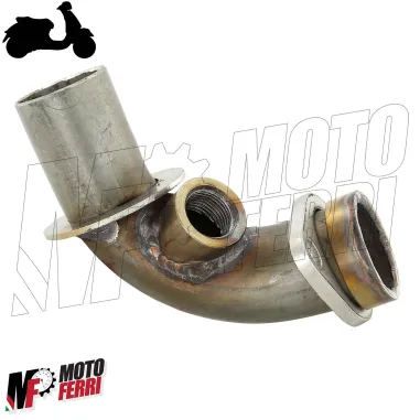 MF1999 Collettore Sip Marmitta Acciaio Inox per Vespa GTS Super 250 300 HPE