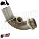 MF1999 Collettore Sip Marmitta Acciaio Inox per Vespa GTS Super 250 300 HPE